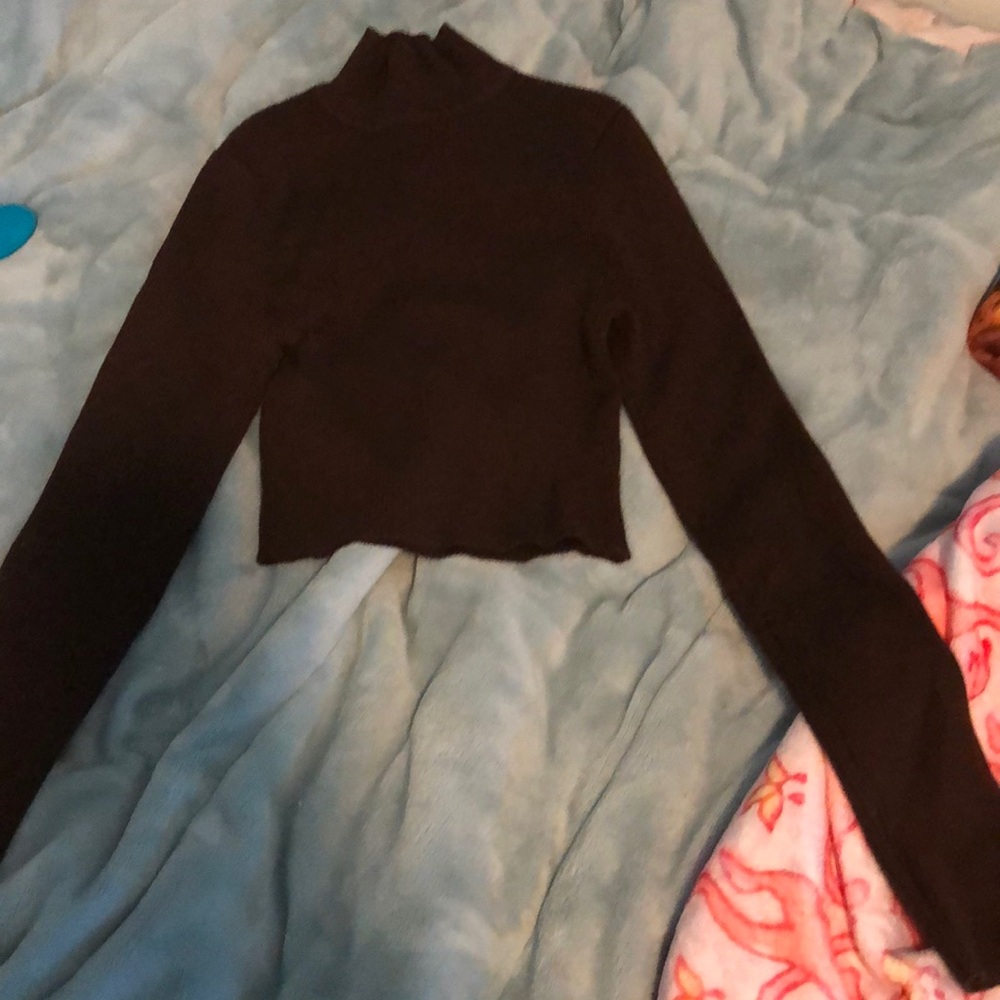 Cute cropped turtleneck